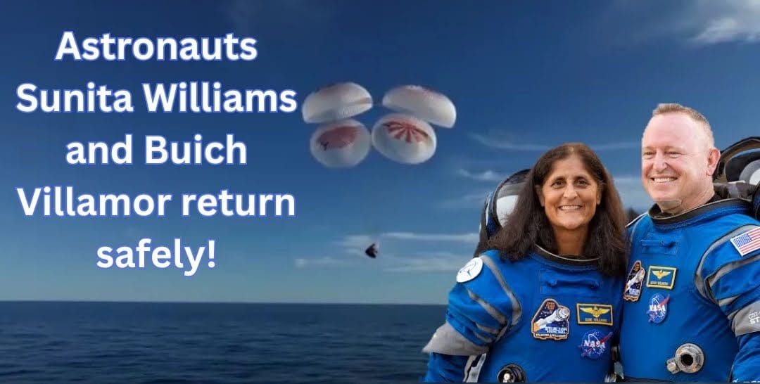 Sunita Williams and Buich Villamor