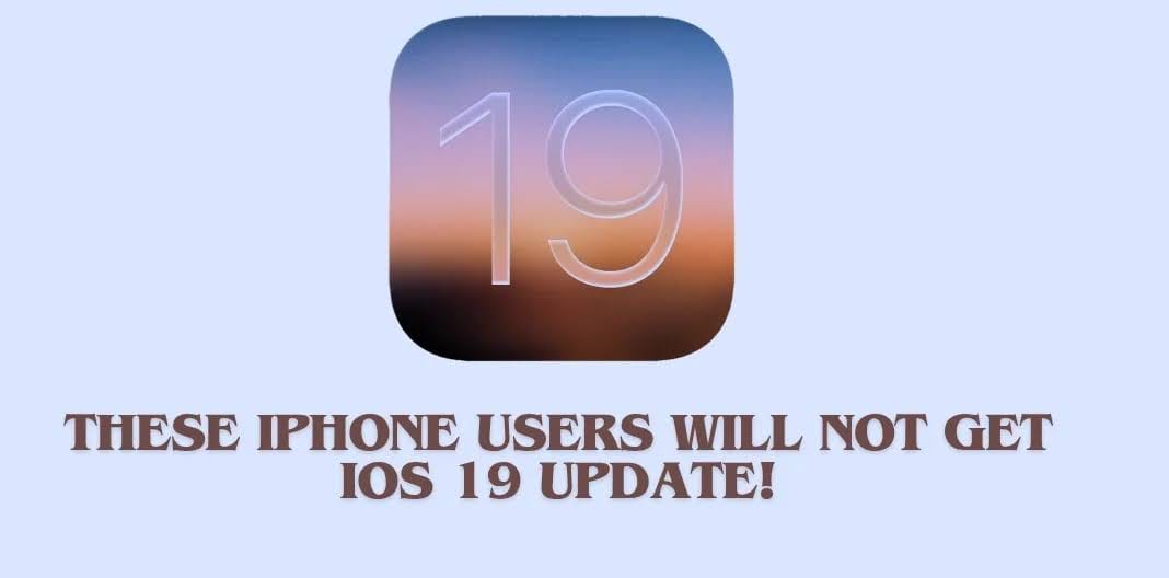 iOS 19 update