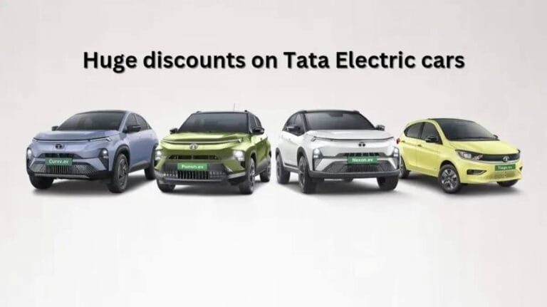Huge discount on Tata Electric cars