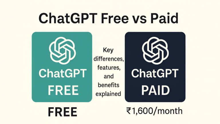 ChatGPT Free vs Paid