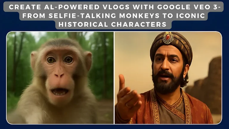 Create AI Vlogs with Monkeys or Historical Characters