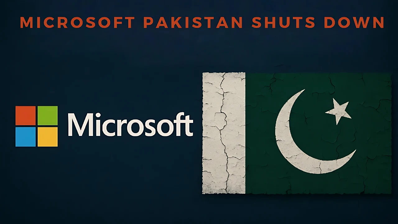 Microsoft Pakistan Shuts Down