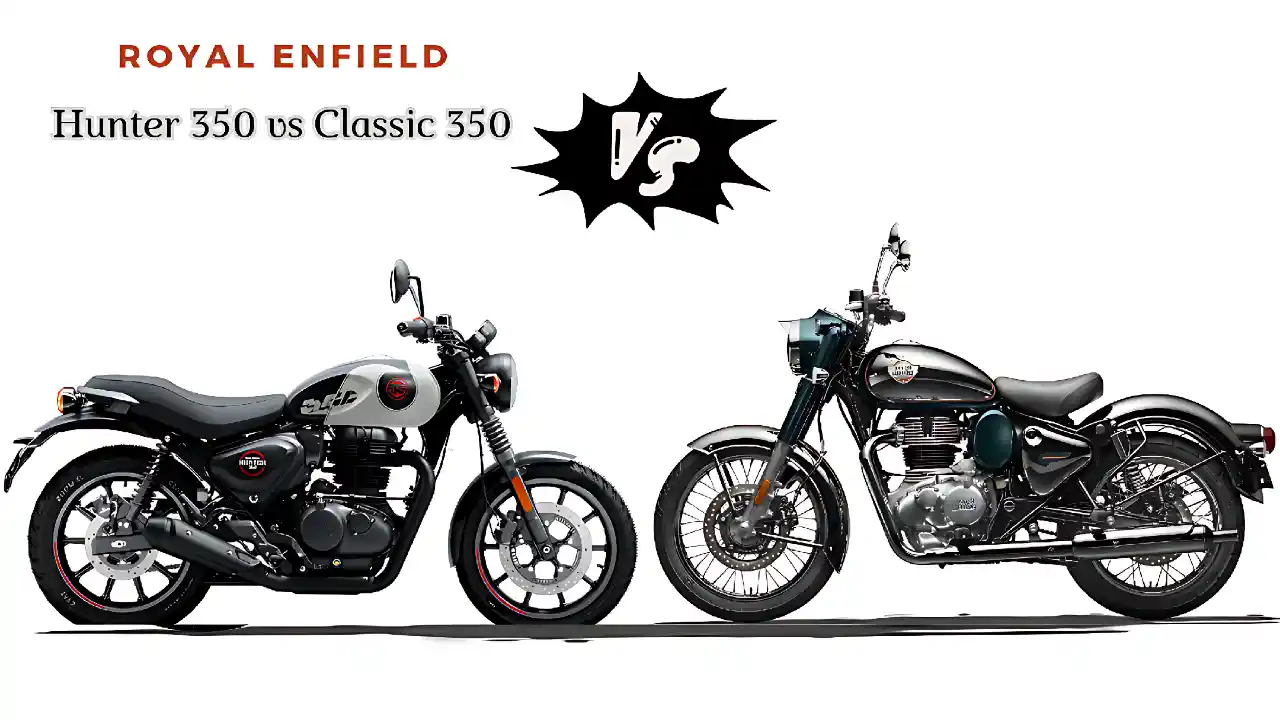 Royal Enfield Hunter 350 vs Classic 350