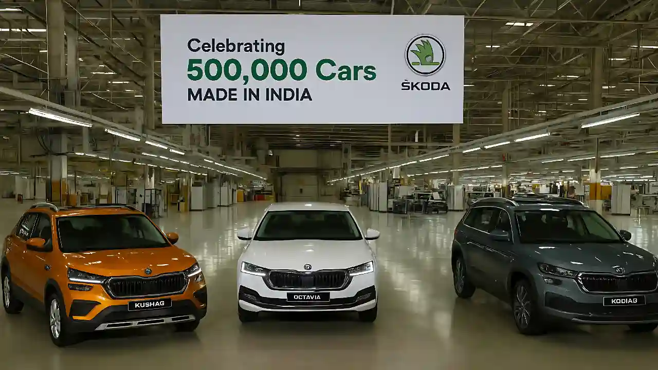 Skoda hits 5 Lakh Cars