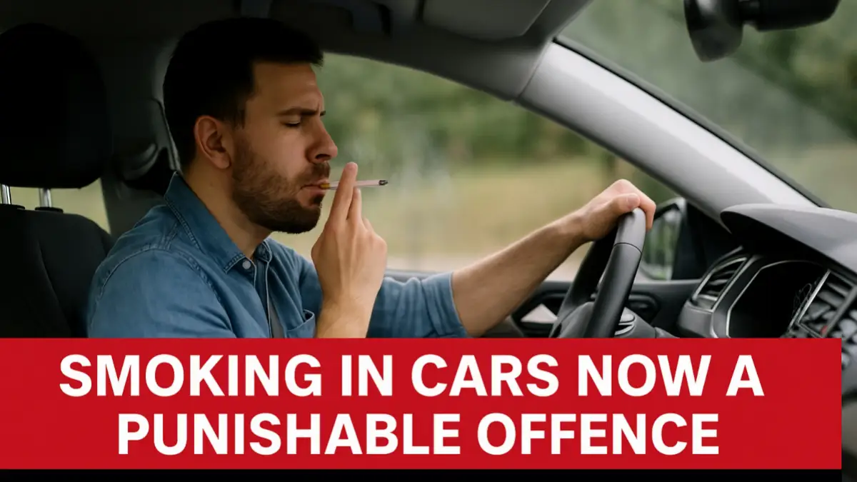 Smoking In Cars Now A Legal Offence