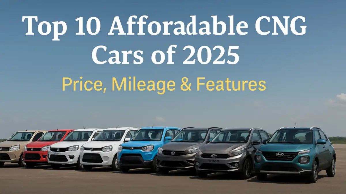Top 10 Affordable CNG Cars