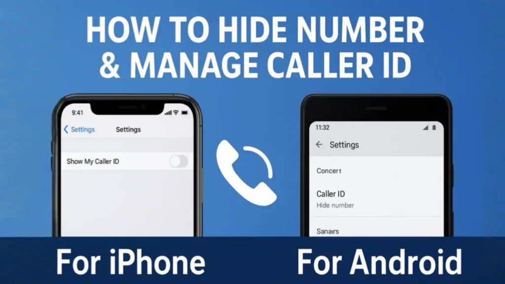 Hide Number & Manage Caller ID