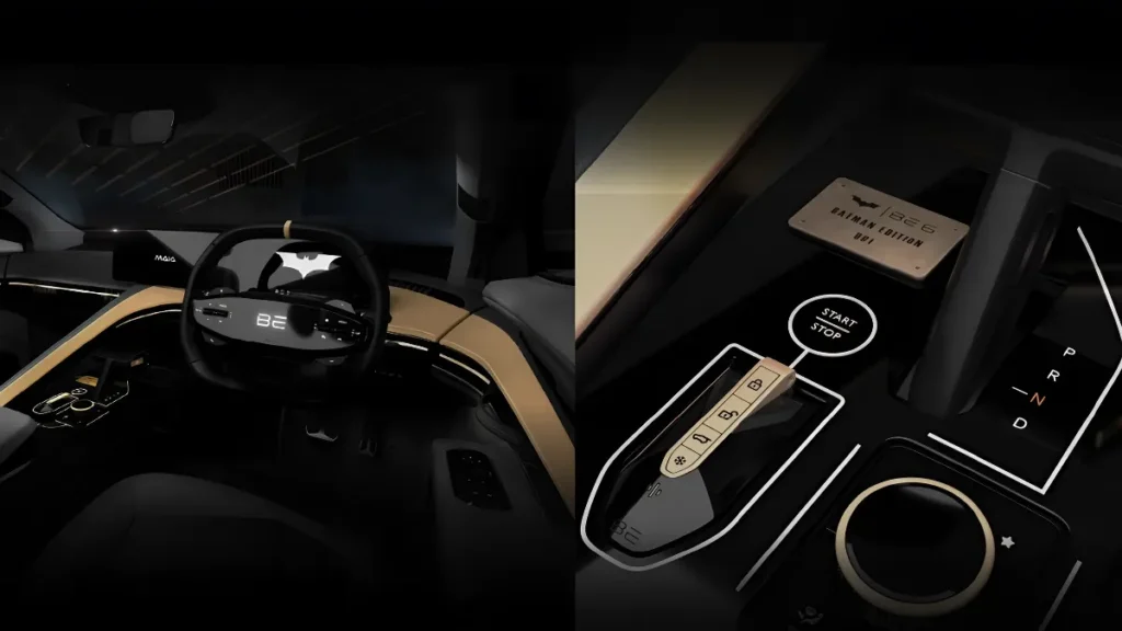Mahindra BE 6 Batman Edition Interior