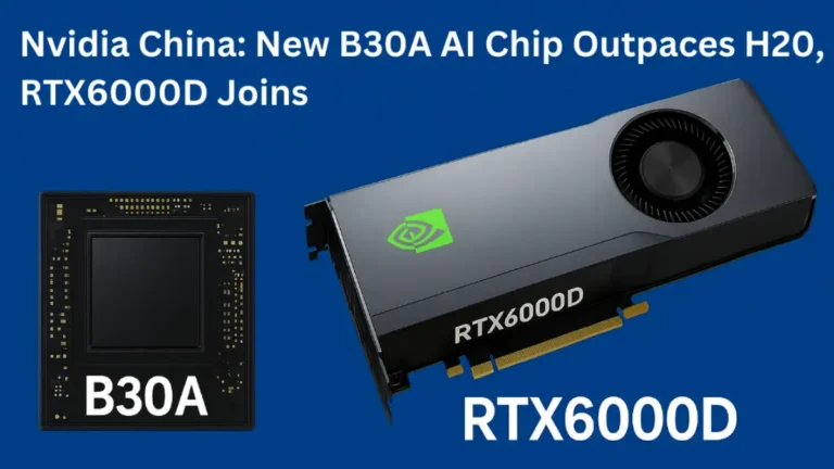 Nvidia China: New B30A AI Chip Outpaces H20, RTX6000D Joins