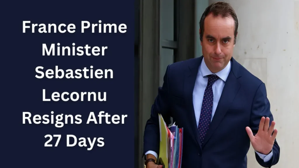 France Prime Minister Sebastien Lecornu