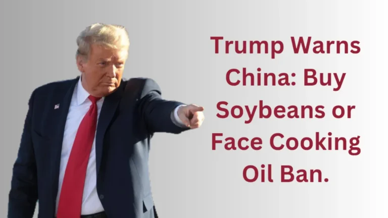 Trump Warns China