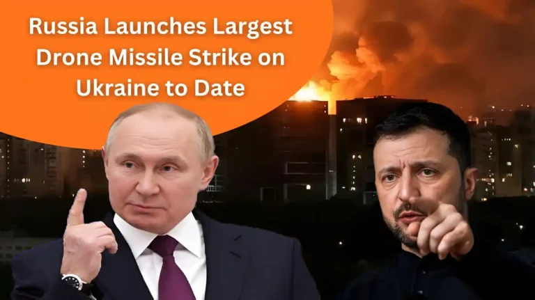 Russia Launches Largest Drone Missile Strike on Ukraine.