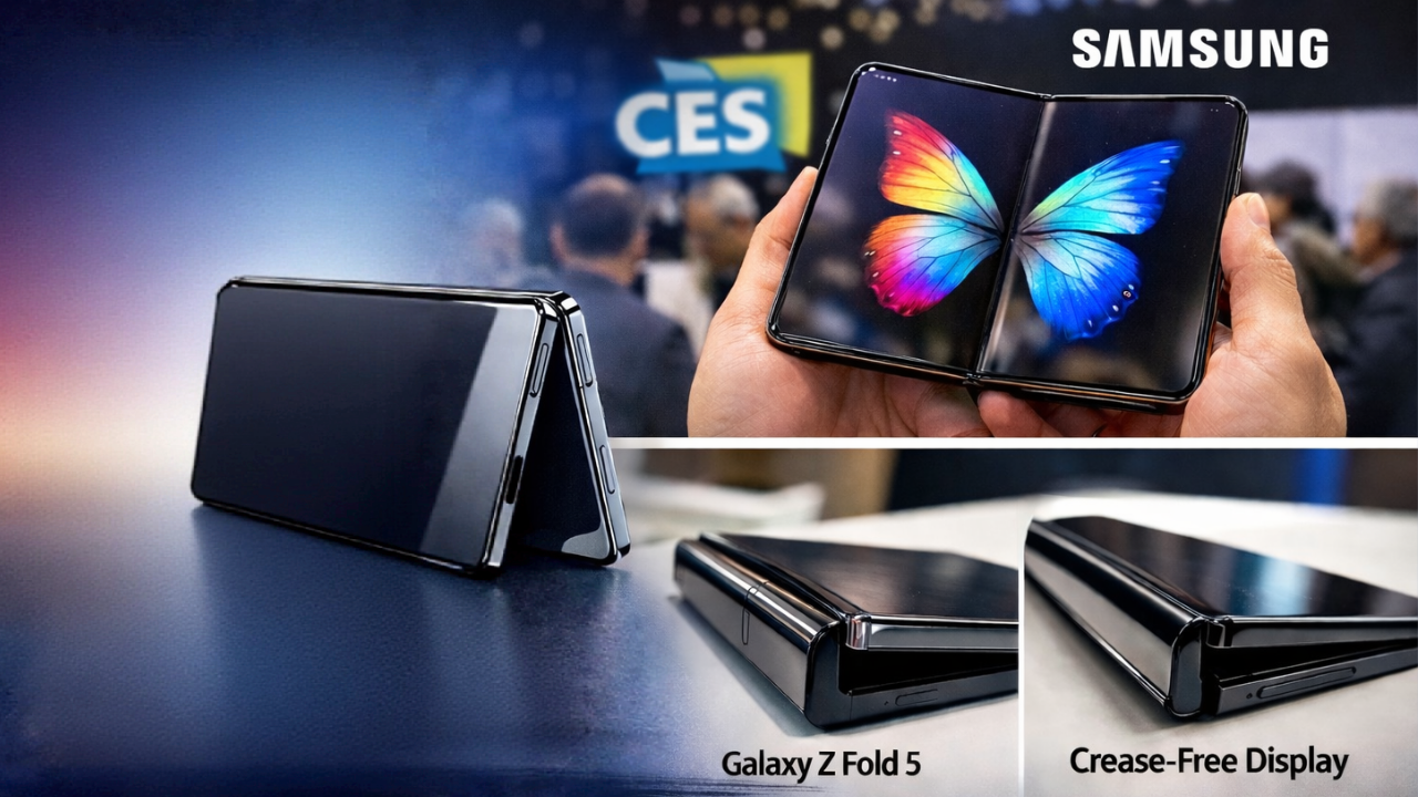 Crease-Free Foldable Display