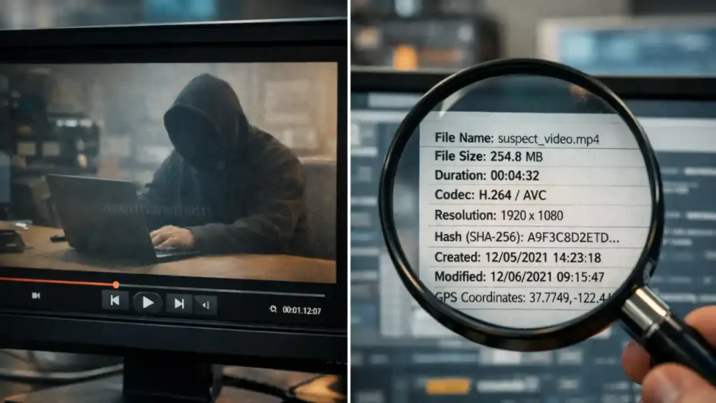 Fake AI video detection