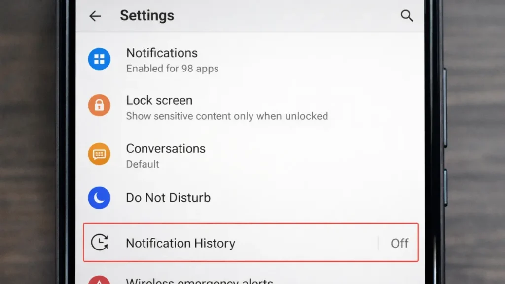 Notification History