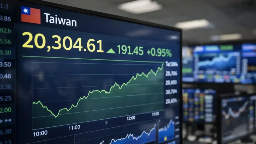 Taiwan’s stock market reacts