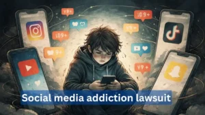 Social media addiction lawsuit