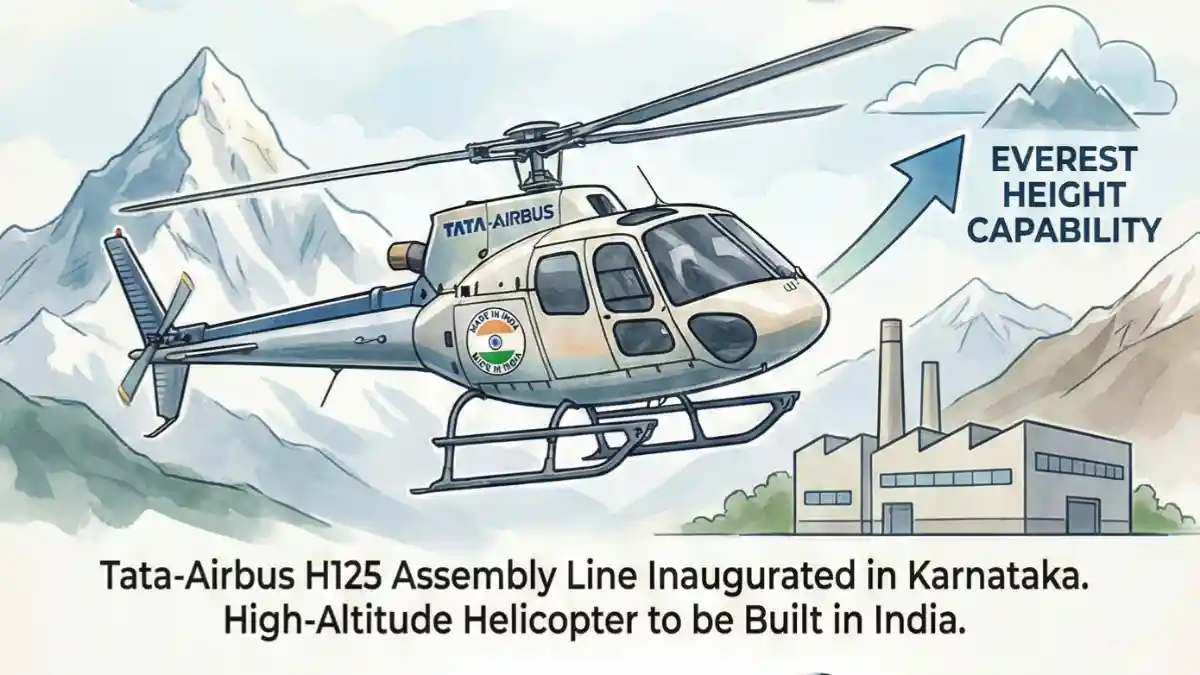 Tata-Airbus H125 helicopter illustration