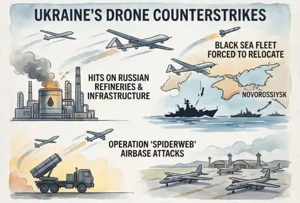Ukraine Drone Counterstrikes