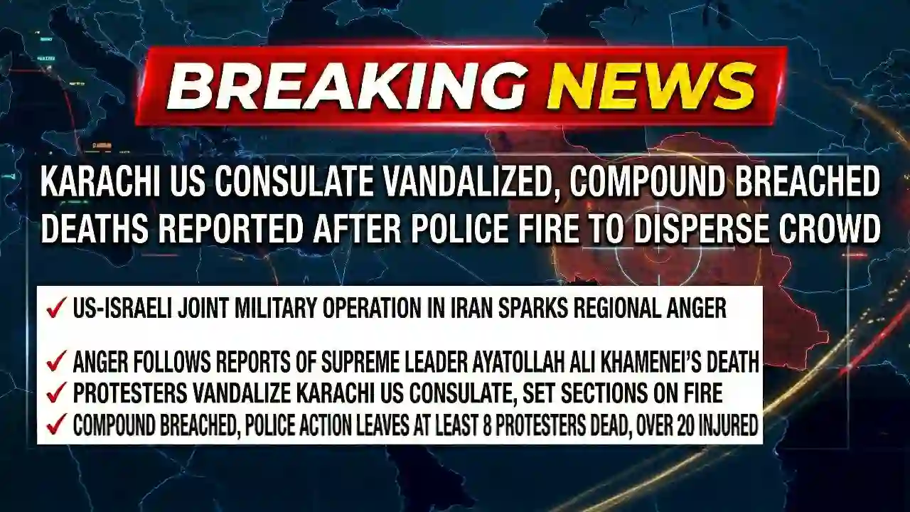Anger Erupts in Karachi: Tensions Soar After Attack on US Embassy